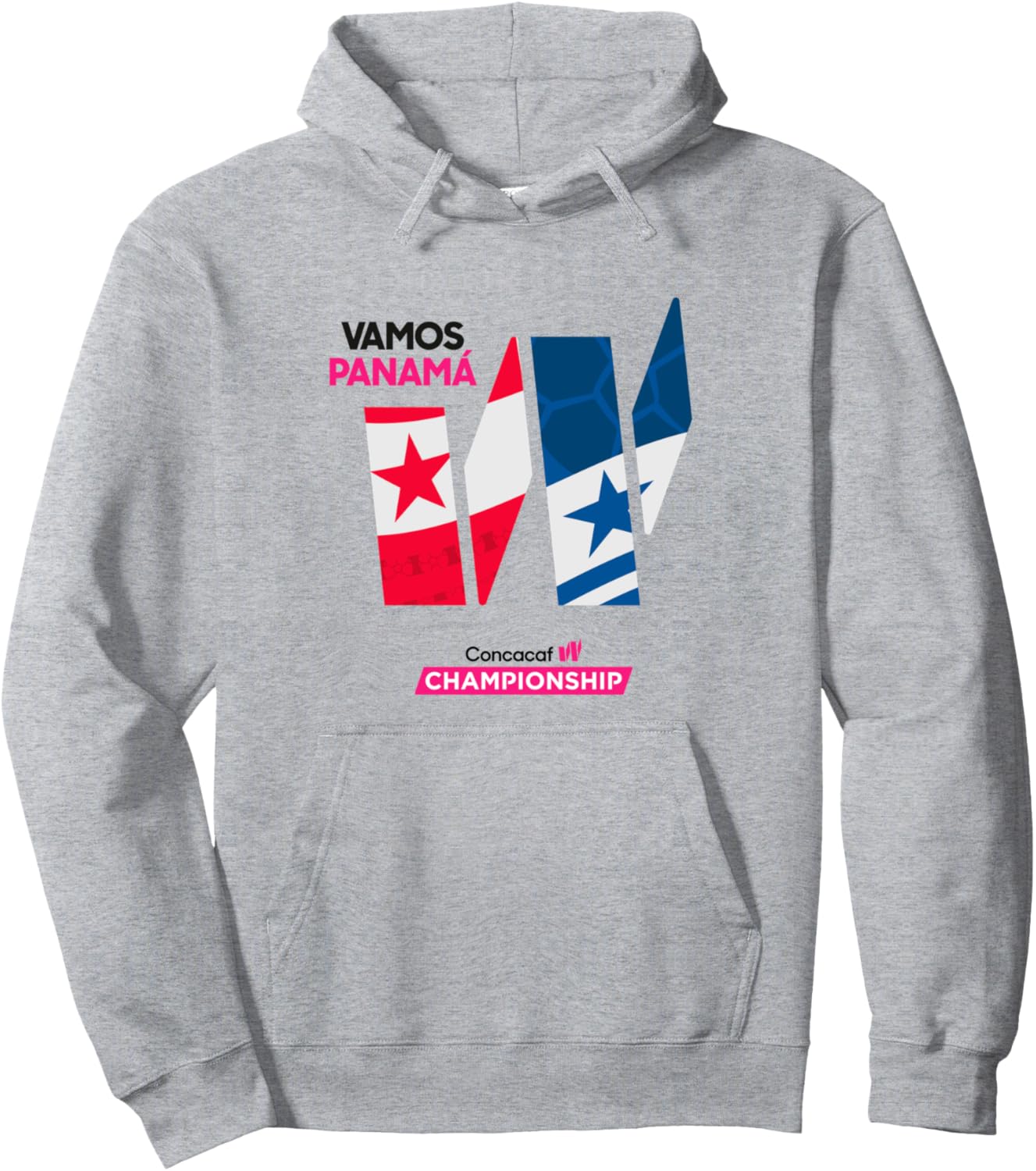

Худи с символикой Панамы, посвященной отборочным матчам чемпионата мира КОНКАКАФ Concacaf Champions League, серый