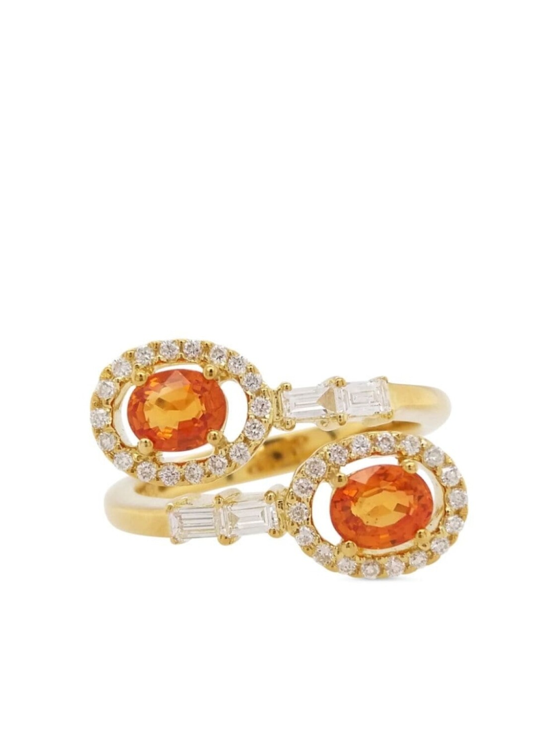 

Кольцо из желтого золота 18 карат с сапфиром и бриллиантом HYT Jewelry, золотой