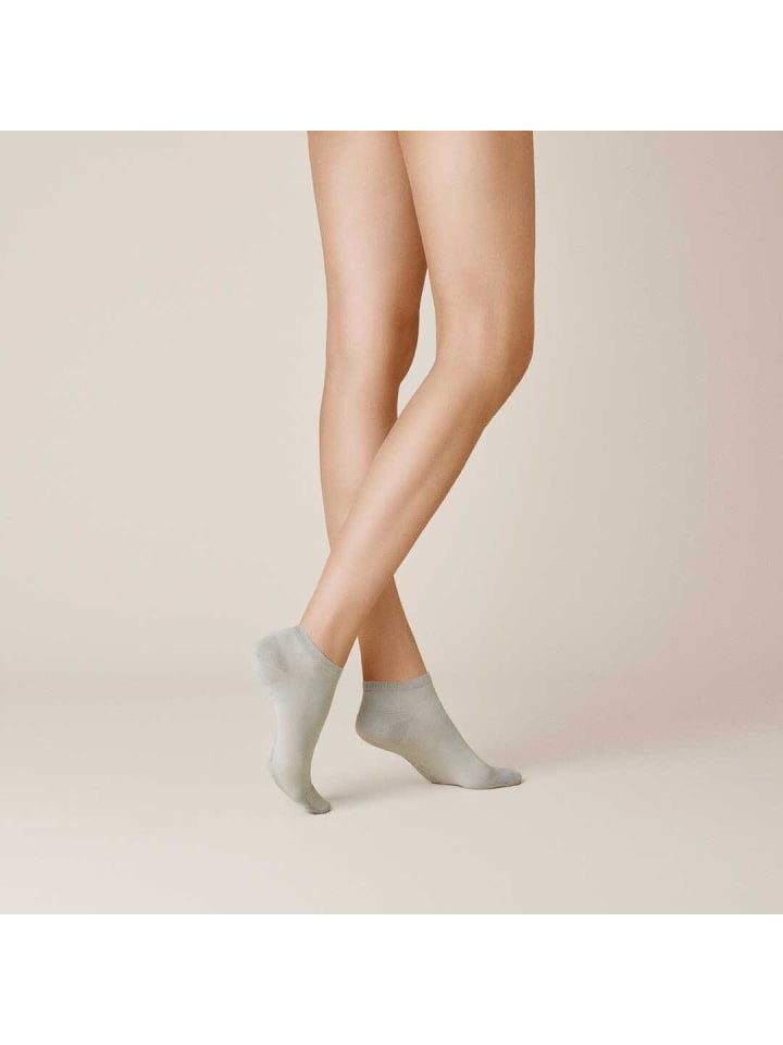 

Носки-кроссовки Finest Cotton, приятные для кожи, бежевого цвета Kunert