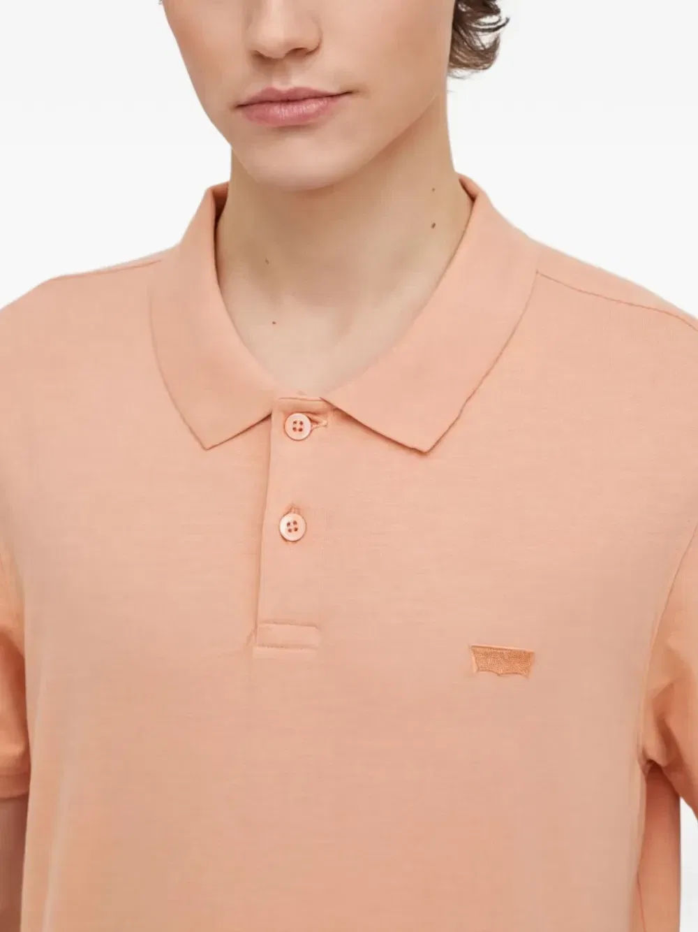 Рубашка поло узкого кроя Levi's, оранжевый — фото 4