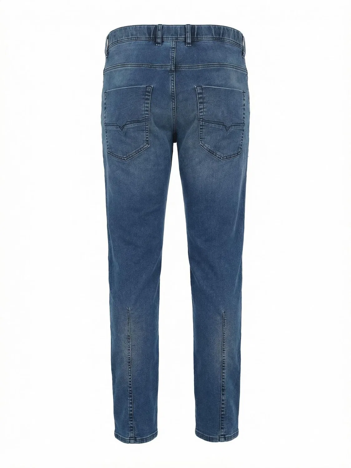 Джинсы Diesel Tapered Jeans 2030 D-KROOLEY JOGGJEANS Superstretch & Supersoft в дымчато-синем цвете — фото 3