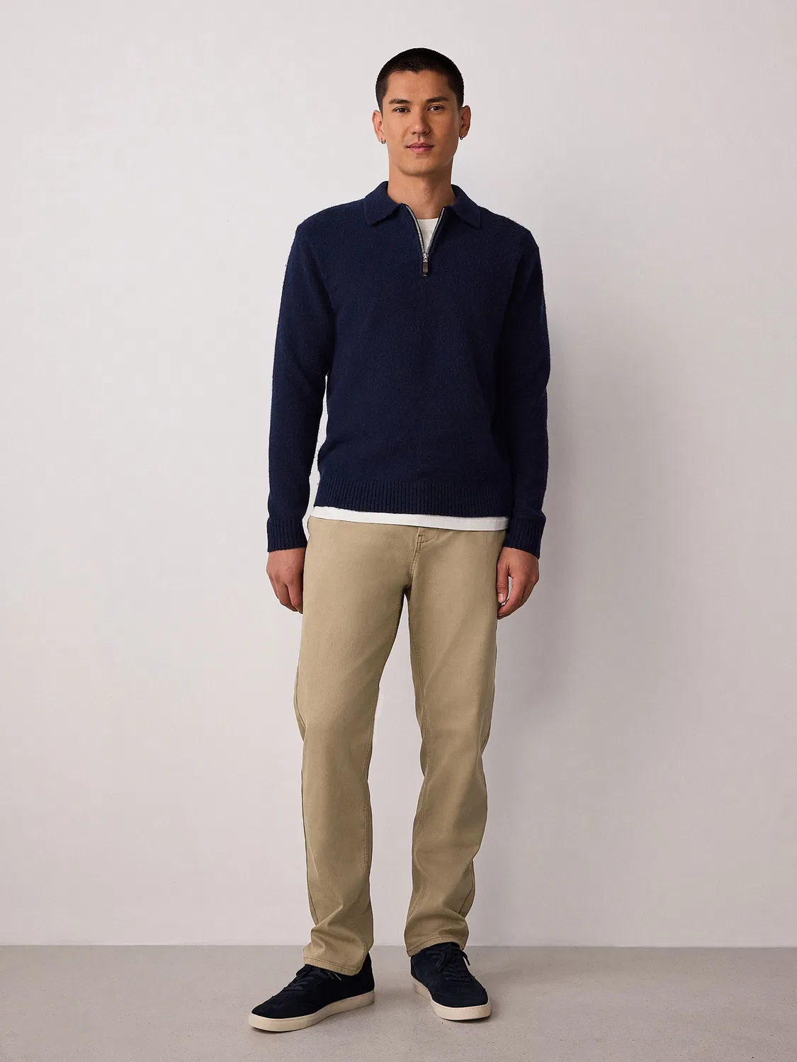 Чиносы Slim Fit Motionflex Next, Stone — фото 2