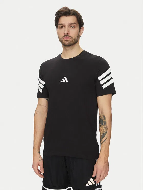 Футболка regular fit Future Icons 3-Stripes Adidas, черный