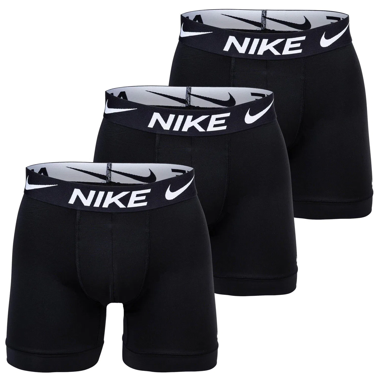 Мужские боксеры с технологией Dri-Fit Nike, Черный