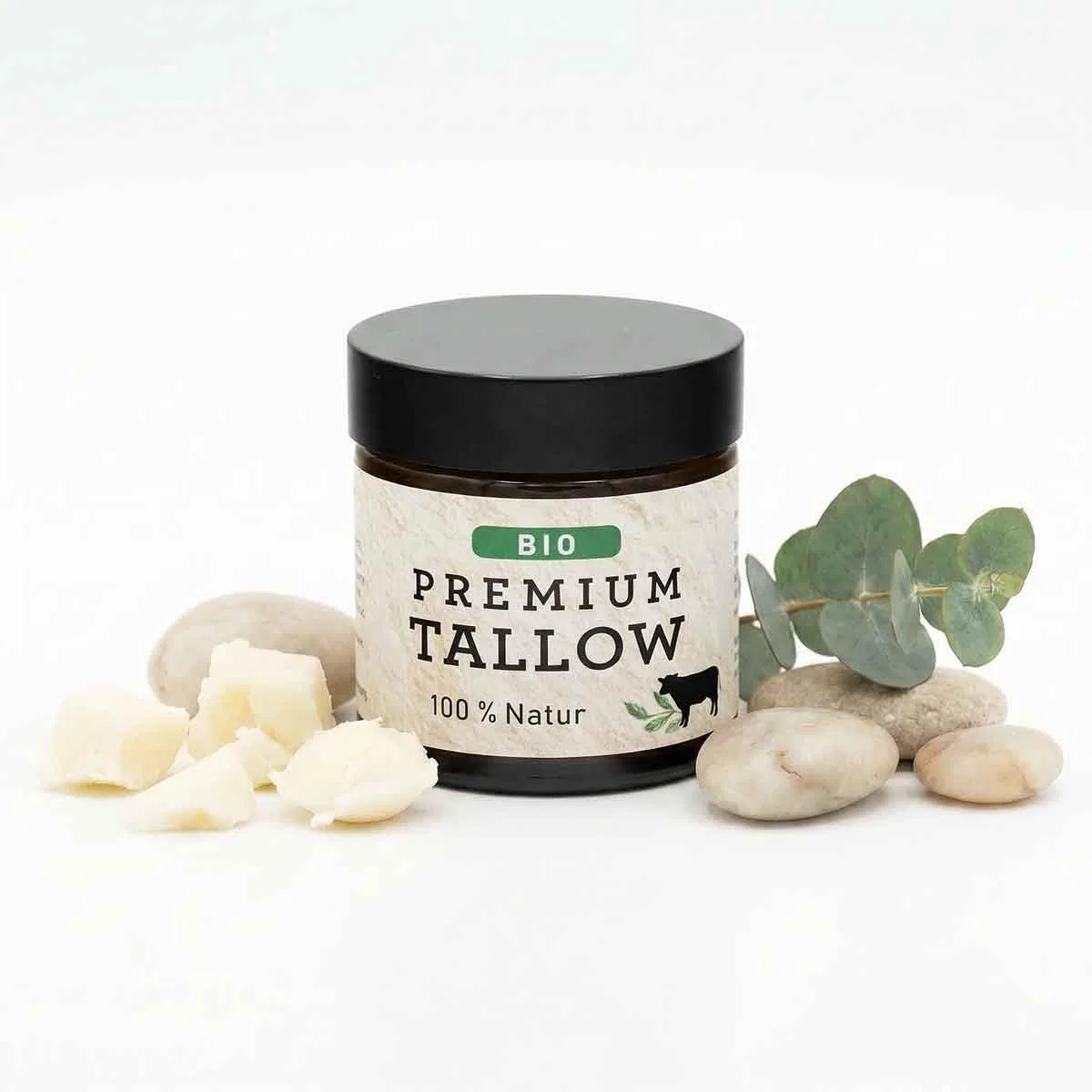 Крем для тела Bio Premium Tallow, Mecklenburger Landpute, 100% натуральный говяжий жир