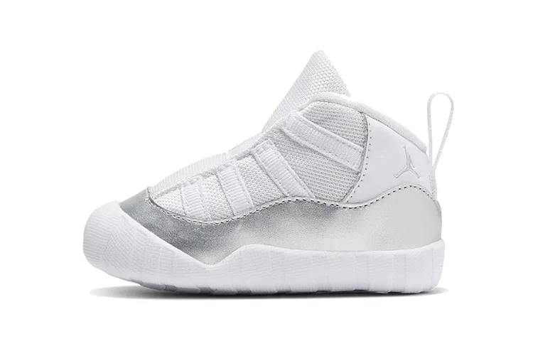 Детские ботиночки для малышей Jordan 11 Crib Bootie, белые