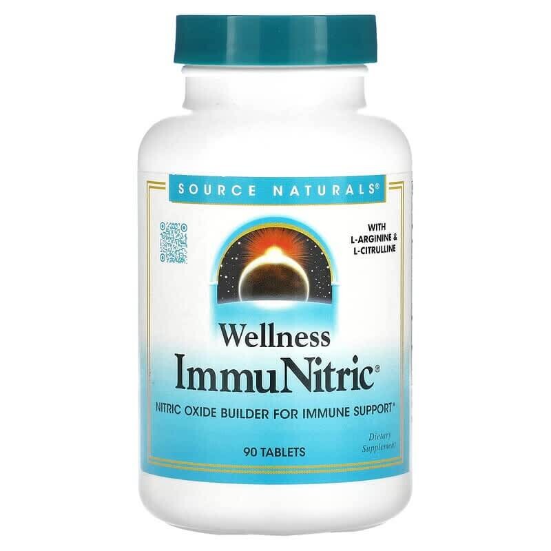 

Добавка для ежедневной поддержки иммунитета Source Naturals Wellness ImmuNitric, 90 таблеток