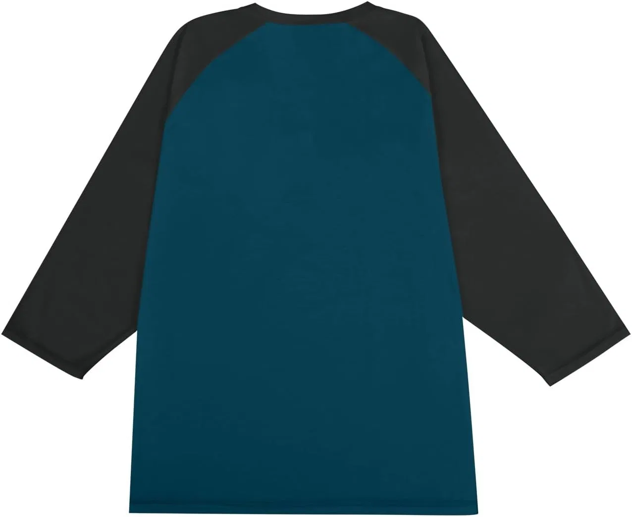 Мужская свободная футболка с блокированным цветом 3/4 рукав, Dark Blue — фото 4