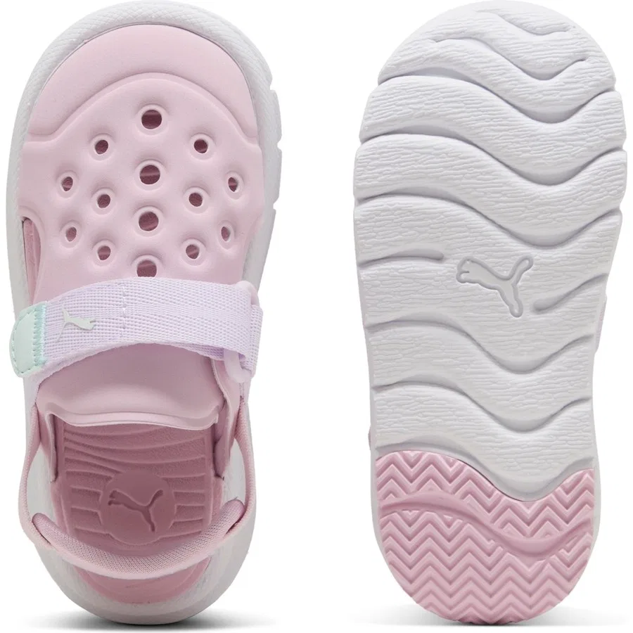 Детские сандалии с перфорацией Puma Evolve Sandal Ac Inf, Puma, Розовый — фото 4