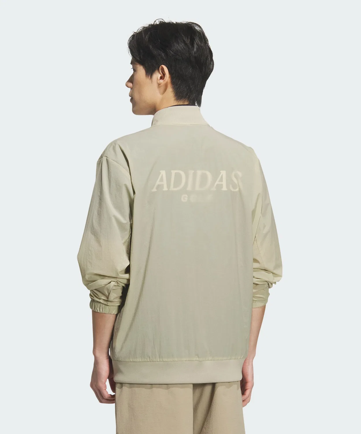 Мужская куртка-блузон с рипстоп-материалом Club Consumer Jacket Adidas, Beige — фото 2