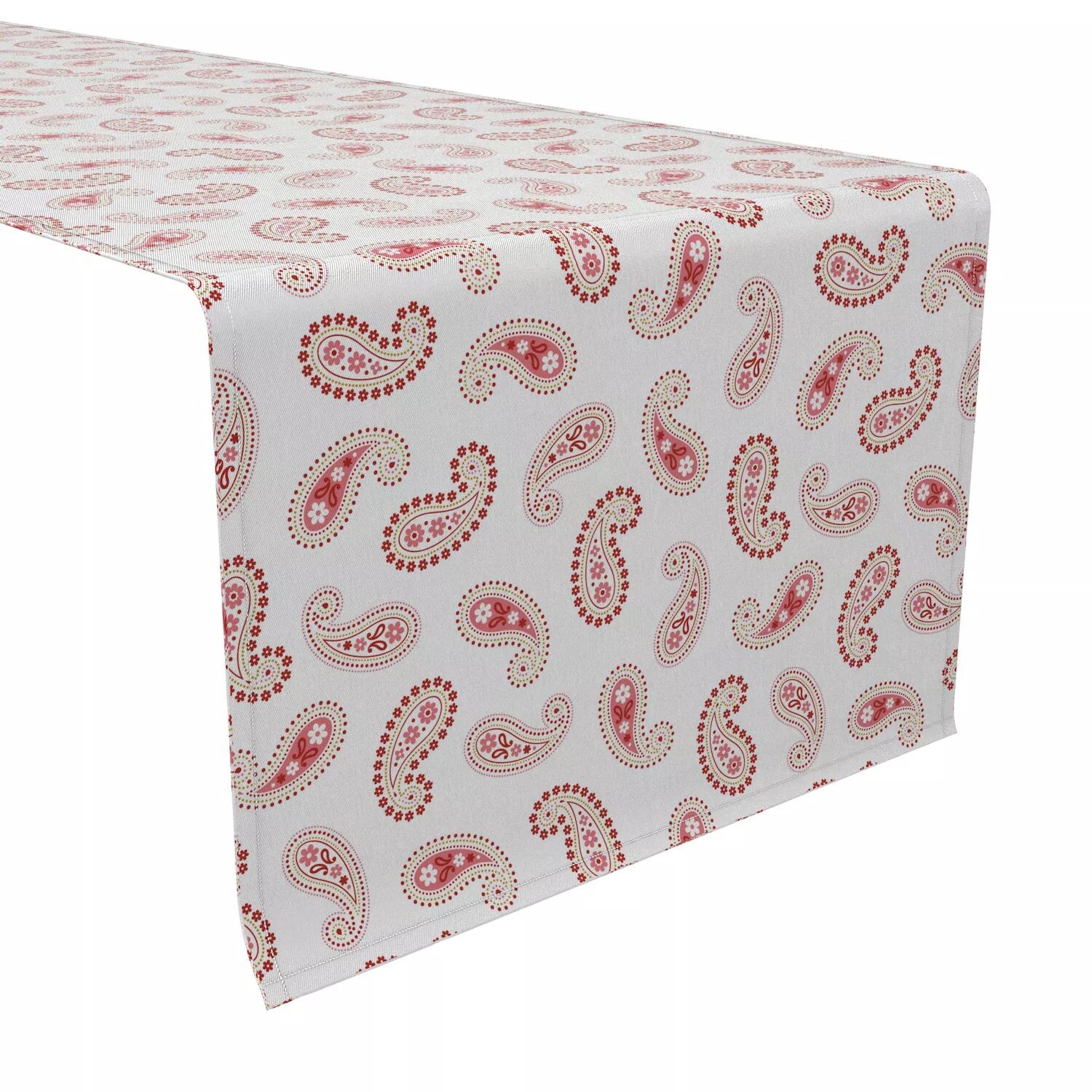 

Настольная дорожка, 100 % хлопок, 16x90 дюймов, Cute Pink Paisley