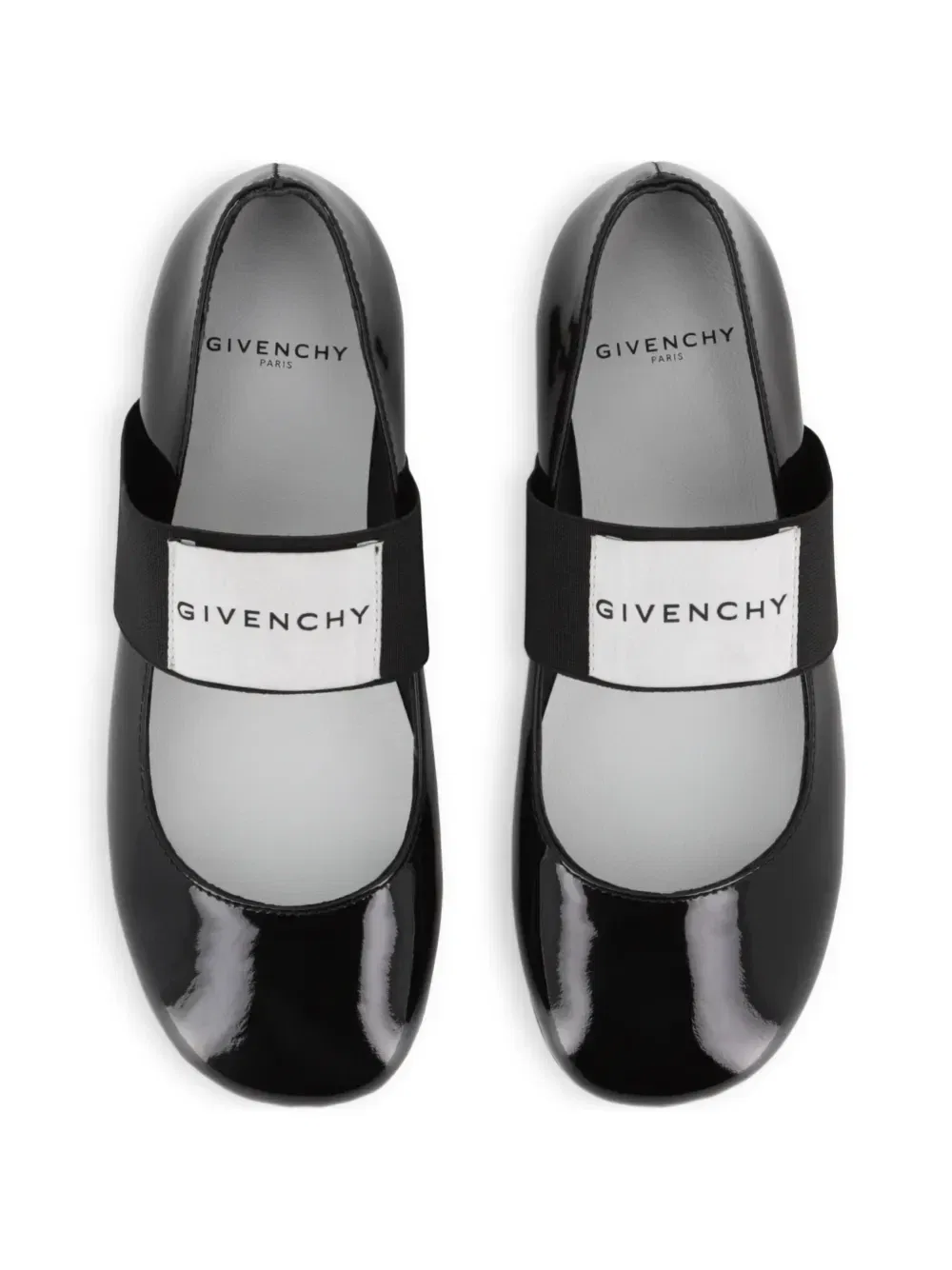 Лакированные балетки Givenchy Kids, черный — фото 3