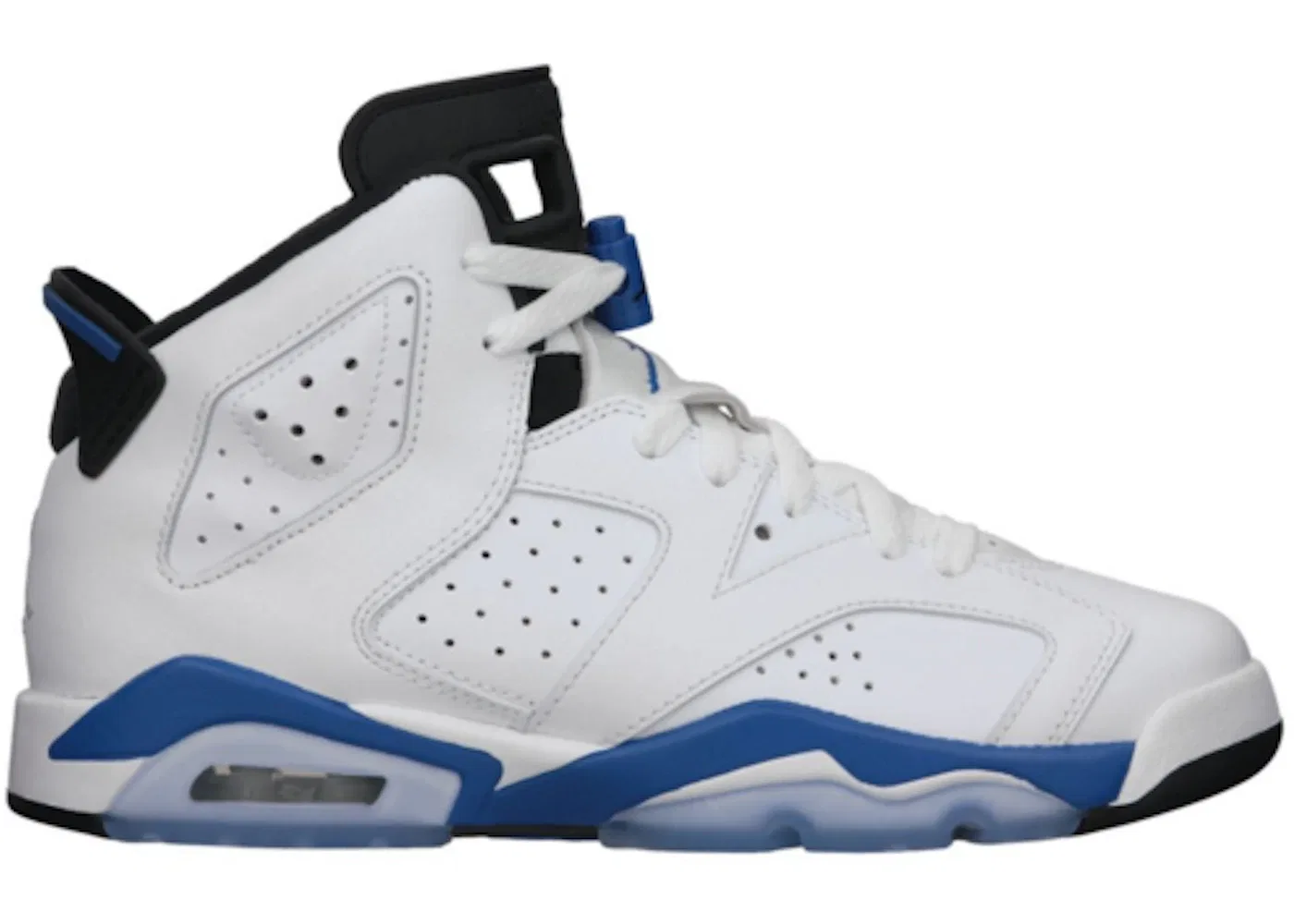 Детские кроссовки Lifestyle Jordan 6 Retro, White/Sport Blue-Black