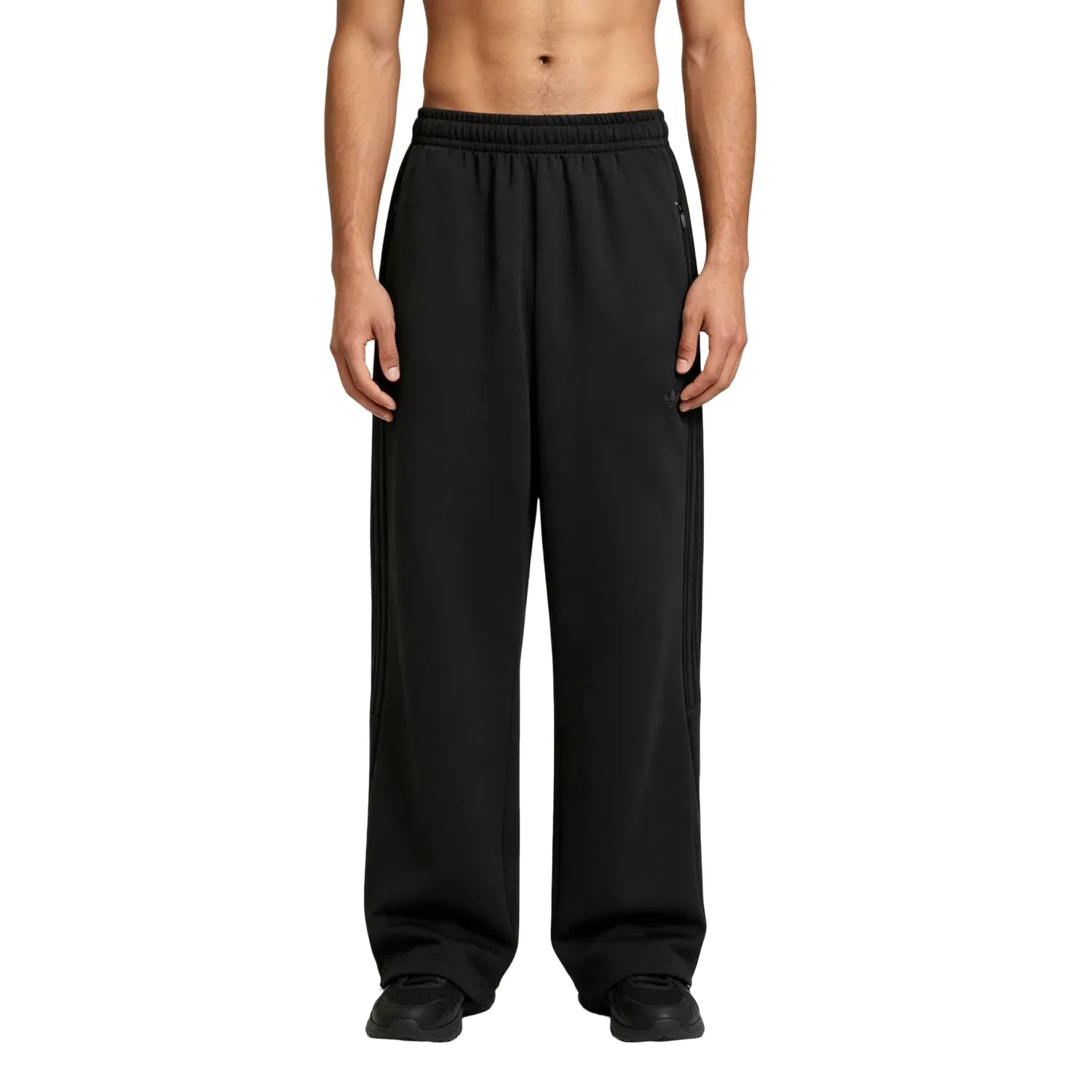 Мужские брюки Spacer Teamgeist 26 Cutline Open Hem Pants Asia Sizing 'Black' adidas, черный — фото 2