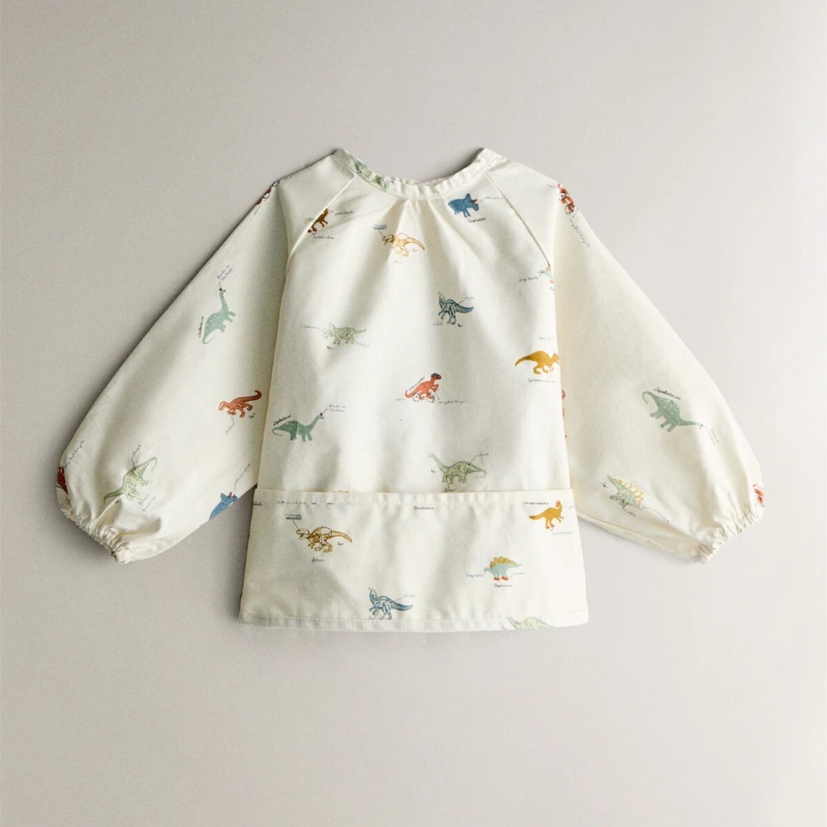 

Детский нагрудник Zara Home Dinosaur, кремовый