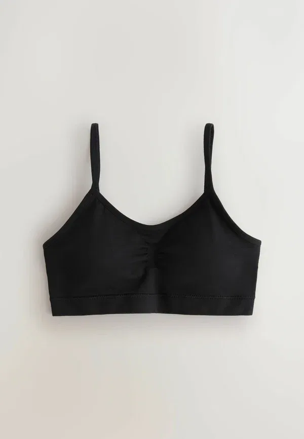 Топ 2 штуки, Regular fit, Seam Free Crop, Next, черный — фото 4