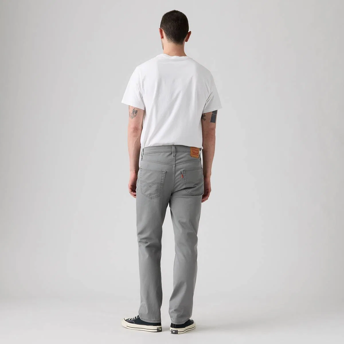 Мужские джинсы из саржевой ткани с зауженным кроем, модель 541 Levi's, Pewter - Grey — фото 3