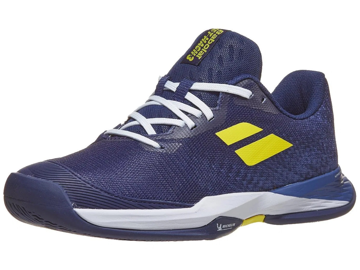 Детские теннисные туфли для мальчиков Junior Jet Mach 3 Babolat, Blue Navy