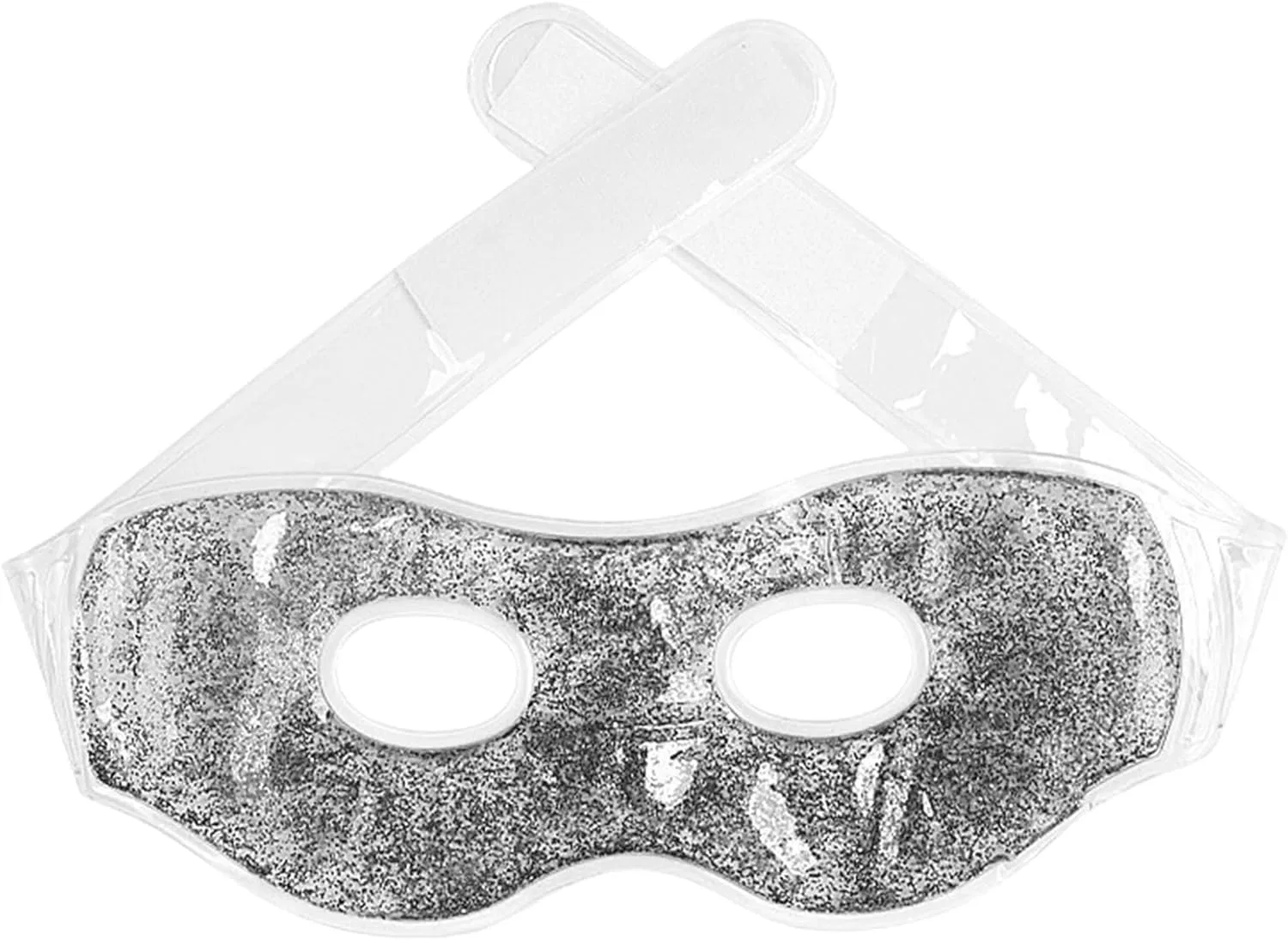 Гелевая маска для глаз, охлаждающая, Tuxxjzm, 107 г, Silver/Black