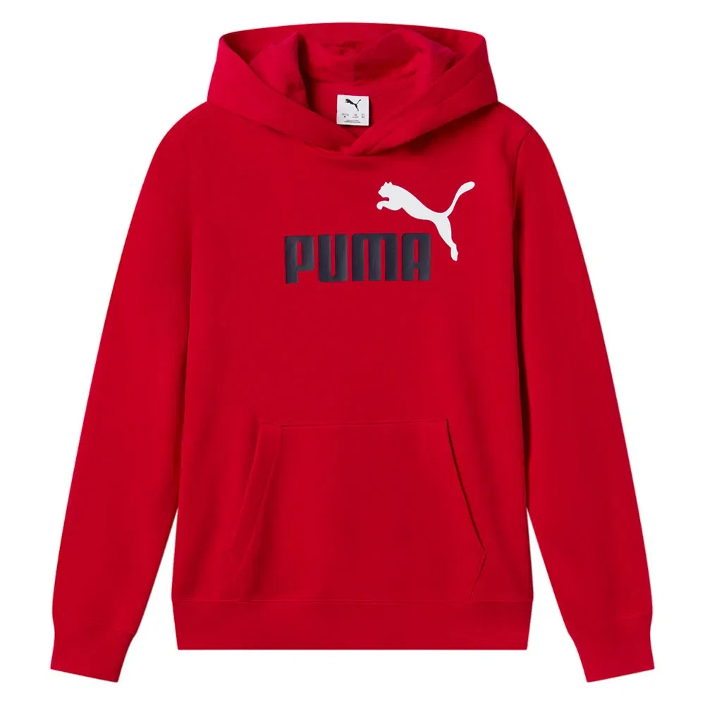 Детский худи для девочек с принтом Ess 2 Color N?1 Logo Puma, Red