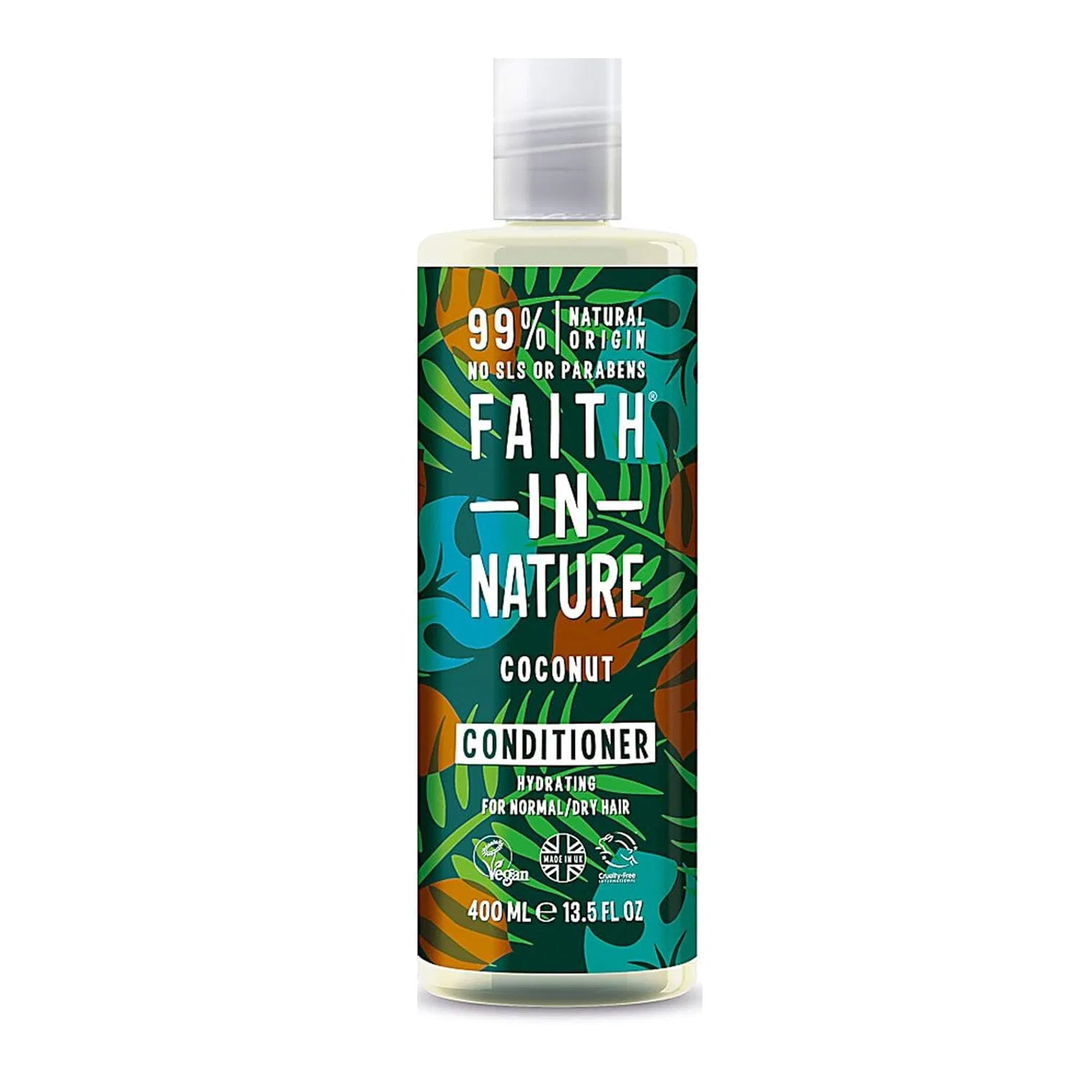 Шампунь, кондиционер и гель для душа Coconut Trio, FAITH IN NATURE, 1200 мл — фото 3