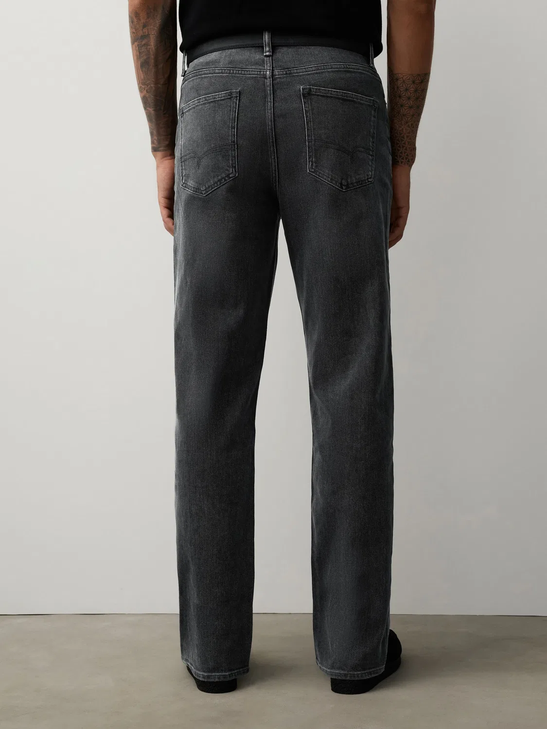 Джинсы Relaxed Fit, Grey Denim Next — фото 4