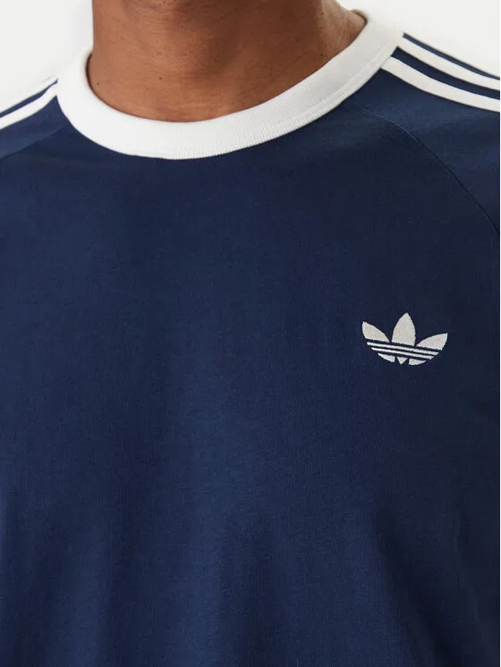 Футболка regular fit 3-Stripes Adidas, темно-синий — фото 4