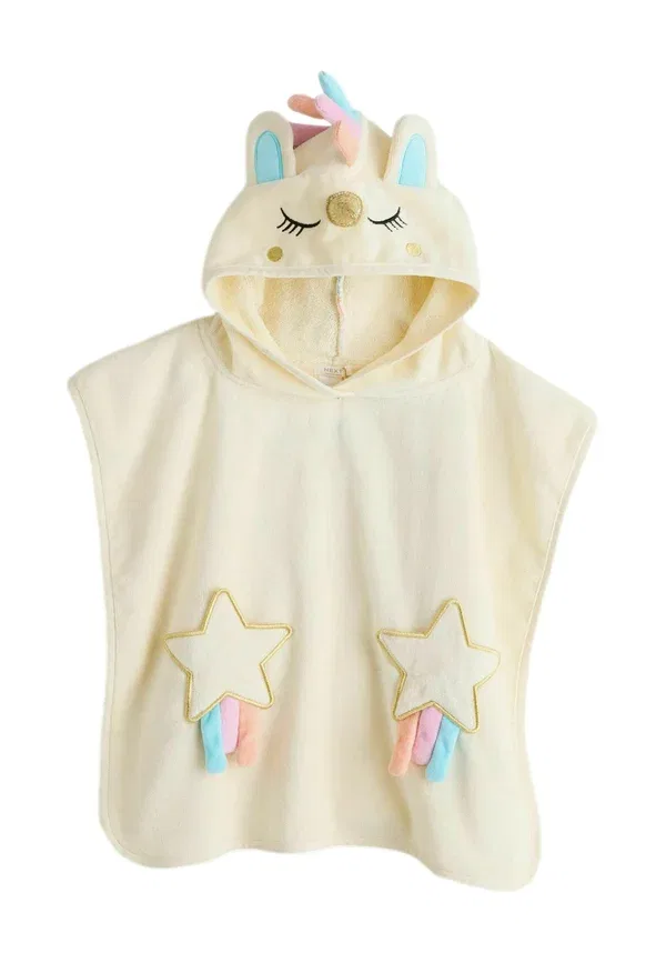 Халат махровый Beach accessory Next ecru white unicorn, белый