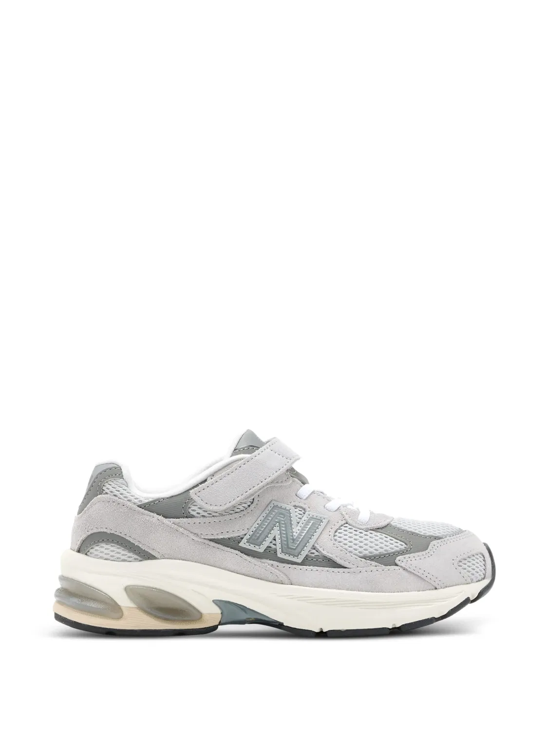 Кроссовки ABZORB 2010 на липучках New Balance Kids, серый