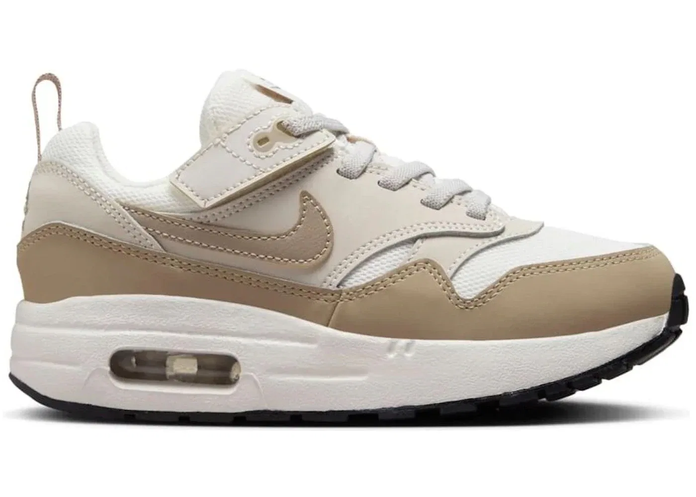 Детские кроссовки с технологией EasyOn Nike Air Max 1 EasyOn Nike, Phantom/Light Orewood Brown/Black/Khaki