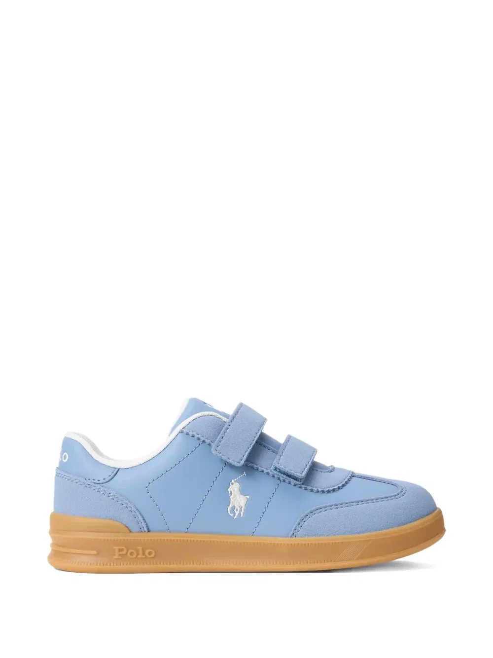 Кроссовки на липучках с логотипом Polo Ralph Lauren Kids, синий — фото 2