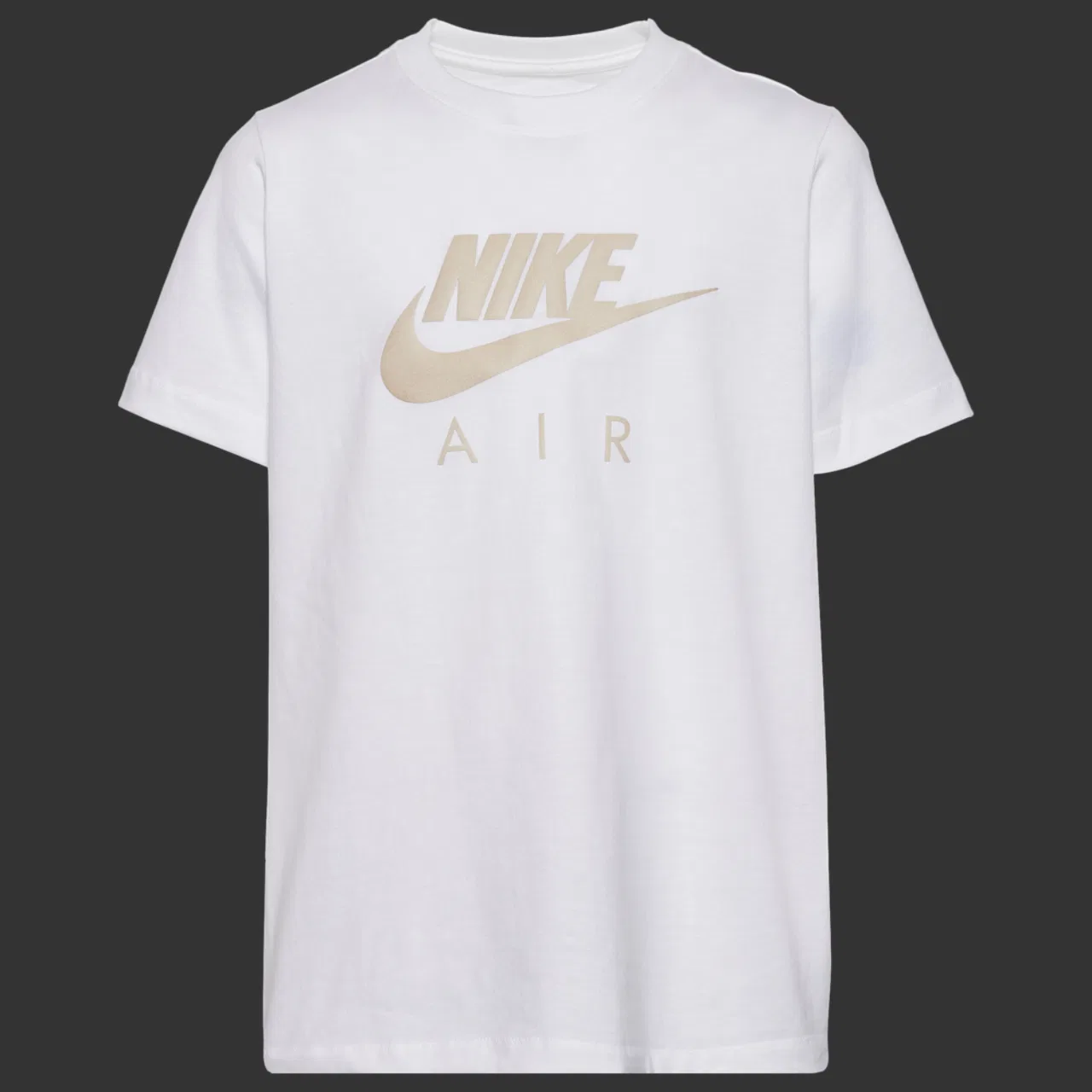 Футболка для мальчиков Air Logo Nike, белый/золотистый — фото 3