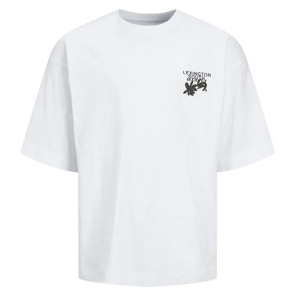Футболка с коротким рукавом Faro Back Jack & Jones, белый