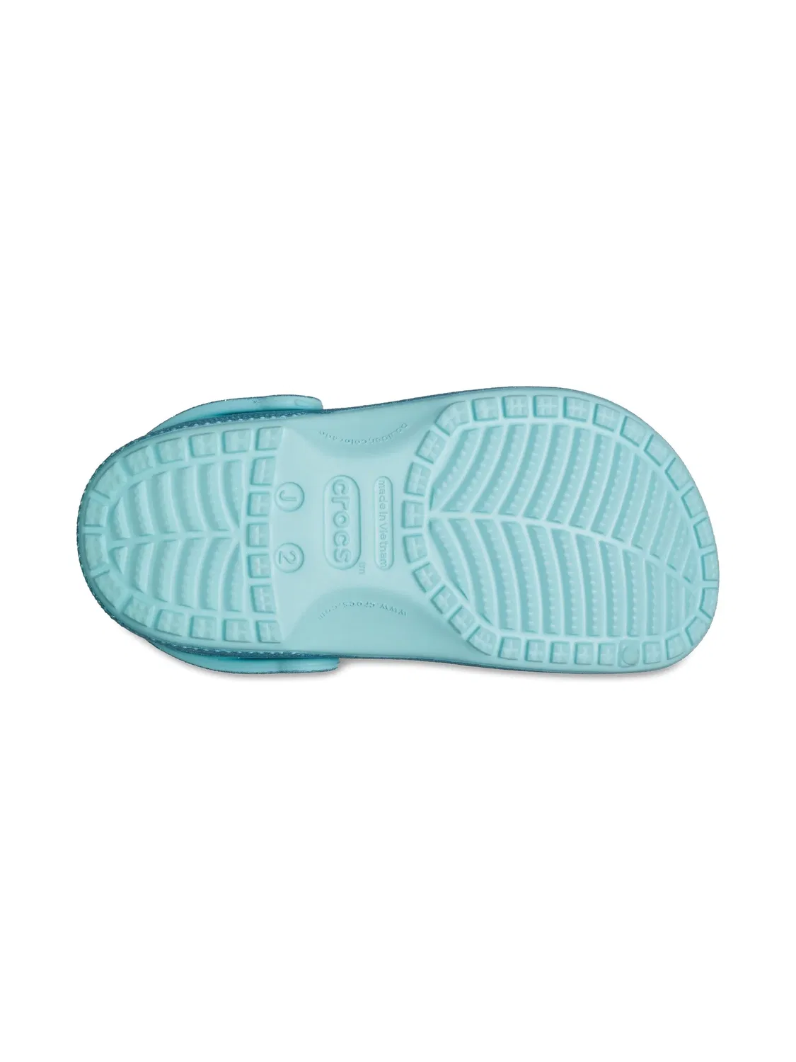 Клоги с Эльзой Crocs, синий — фото 3