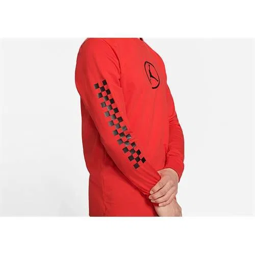 Мужская футболка с длинным рукавом Jordan Sport DNA HBR Nike, ROT — фото 3