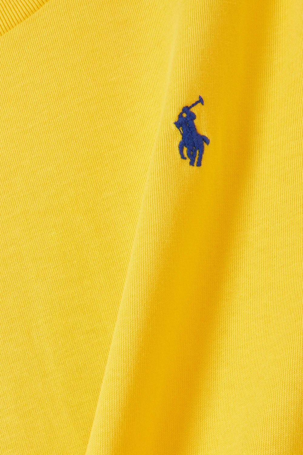 Футболка хлопковая Polo Pony Polo Ralph Lauren, желтый — фото 3
