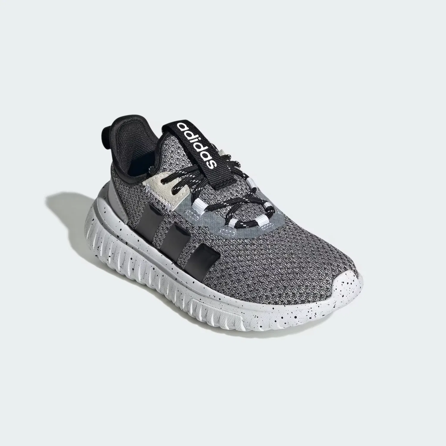 Детские кроссовки на шнуровке Kaptir 4.0 Adidas Sportswear, белый с черным — фото 4