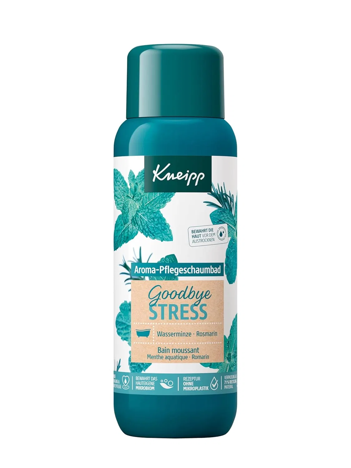Пена для ванны Goodbye Stress, Kneipp, 400 мл, Turquoise