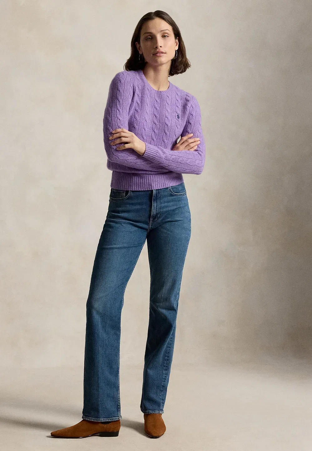 Джемпер с длинным рукавом «Джулианна» Polo Ralph Lauren, Amethyst Falls Heather — фото 2