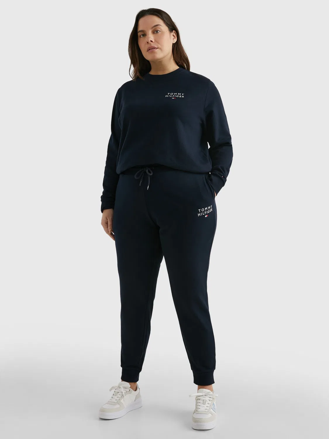 Джоггеры на завязке Tommy Hilfiger Original Lounge Track, синие — фото 3