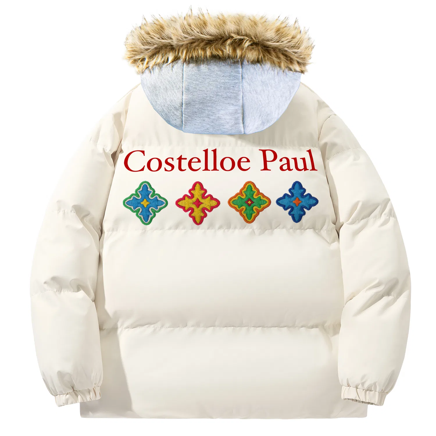 Детский пуховик Beige Apricot (Red) Paul Costelloe