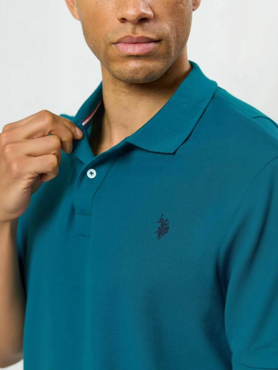 Рубашка на пуговицах стандартного кроя 'UMAlfred', цвет «ночной синий» U.S. POLO ASSN. — фото 4