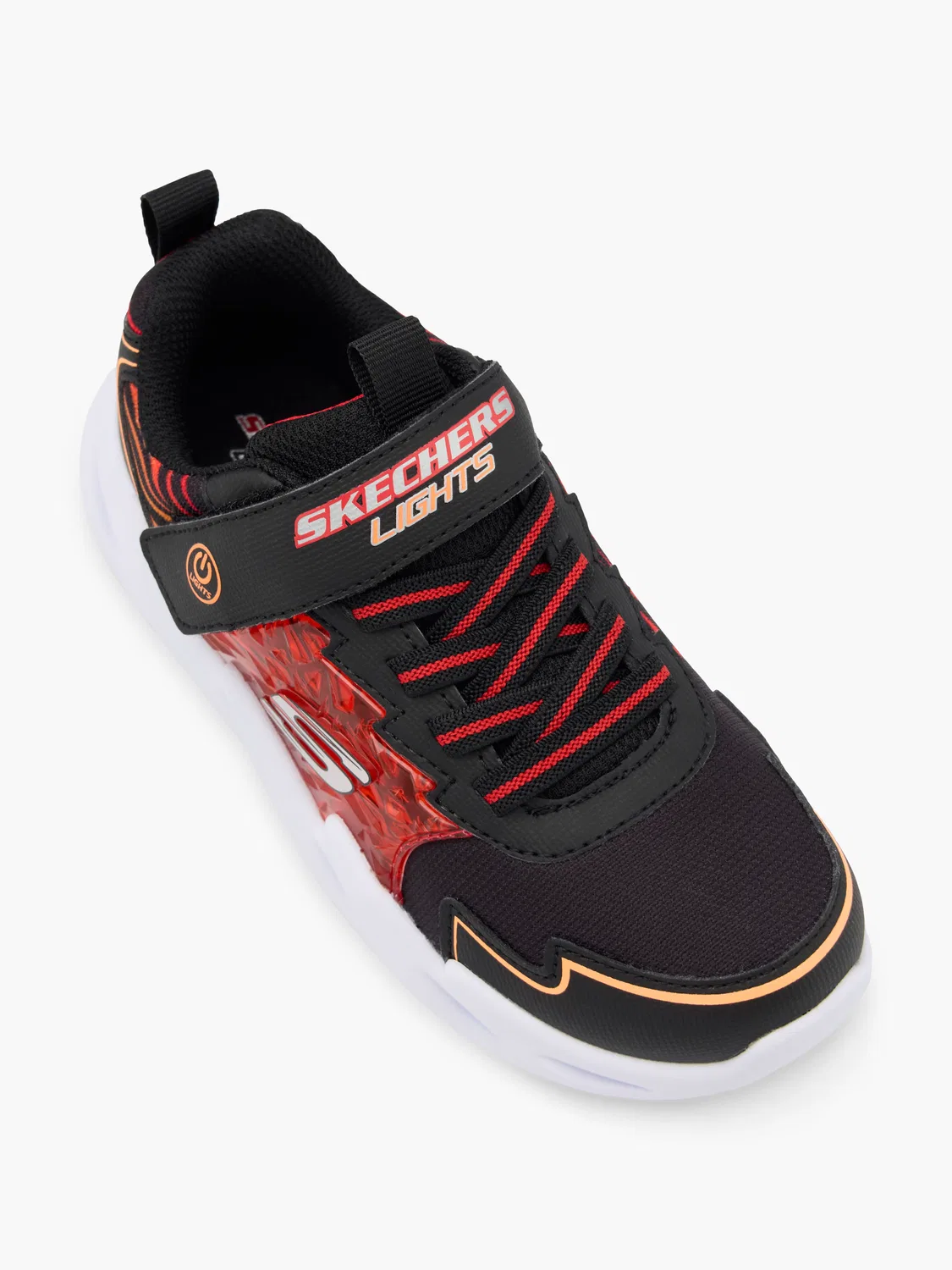 Детские кроссовки с подсветкой Skechers Shark Bots, черный — фото 2