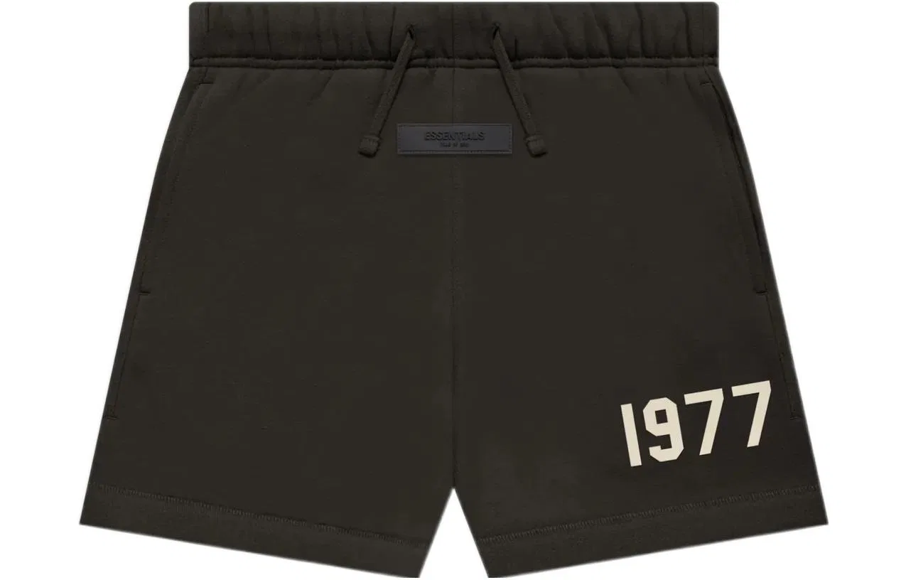 Шорты детские повседневные Fear Of God Essentials, Gray Black