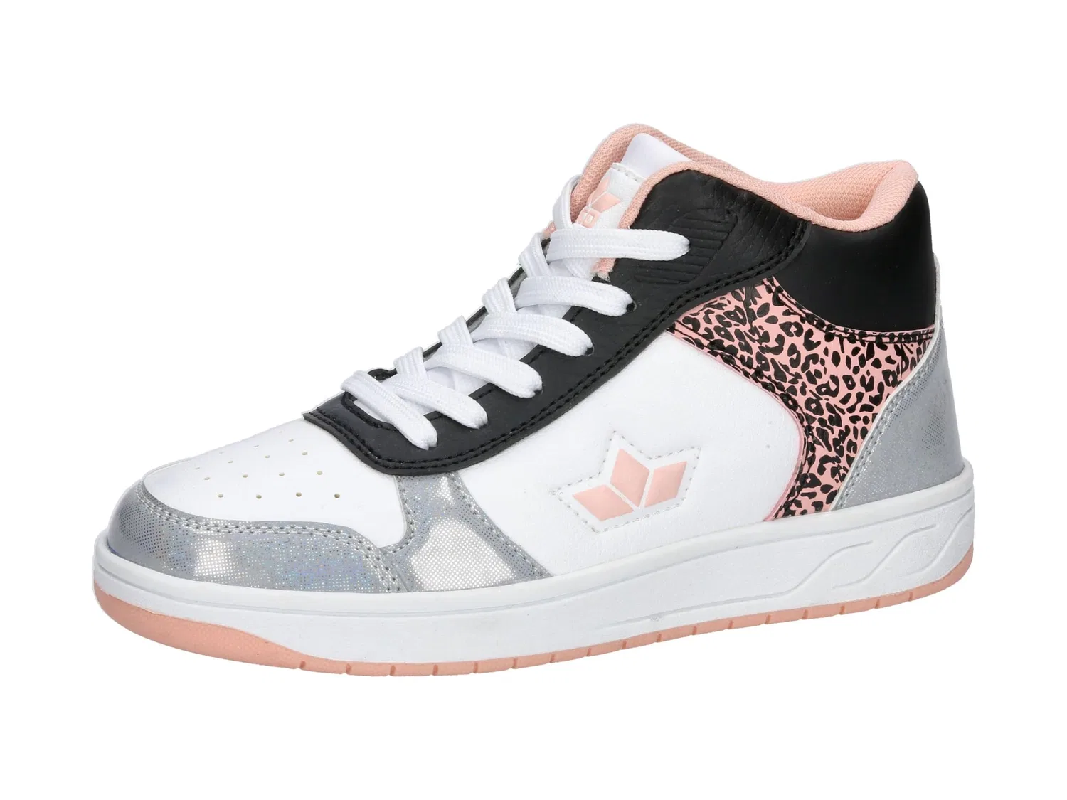 Детские кроссовки для мальчиков Drop High Lico, Bianco Nero Rosa