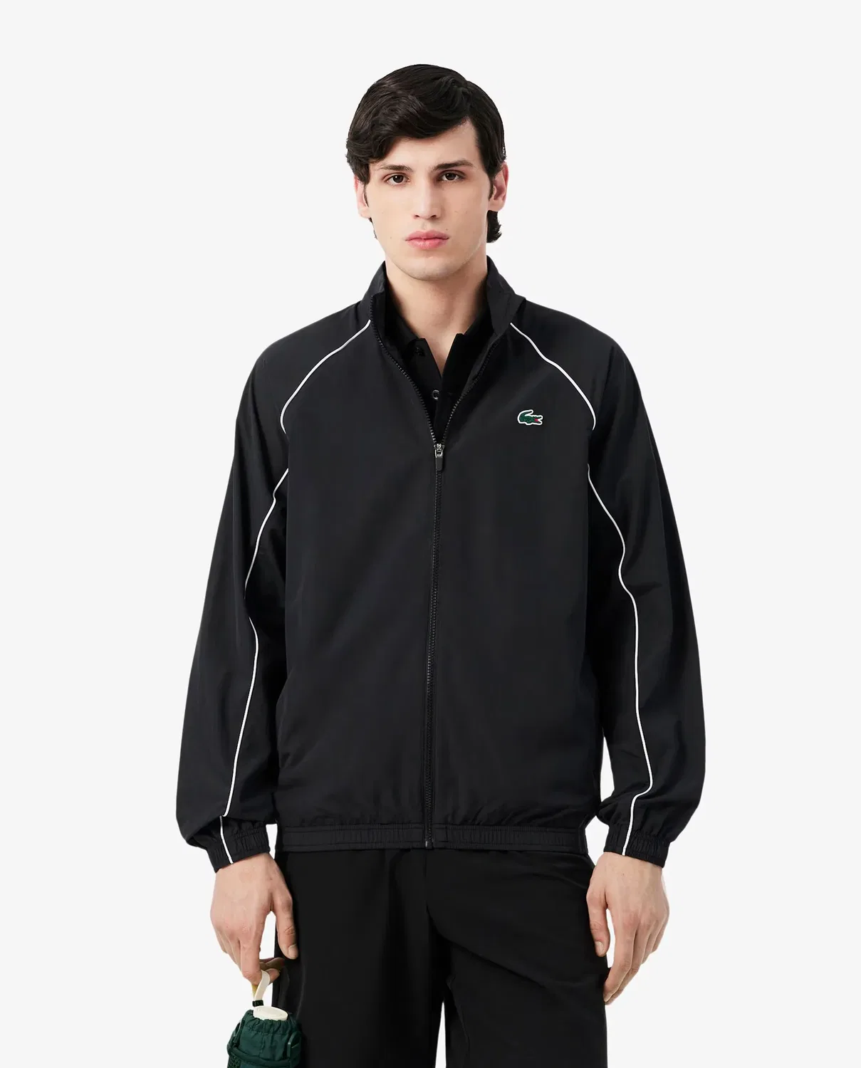 Мужская куртка с контрастной отделкой Lacoste, Blanco