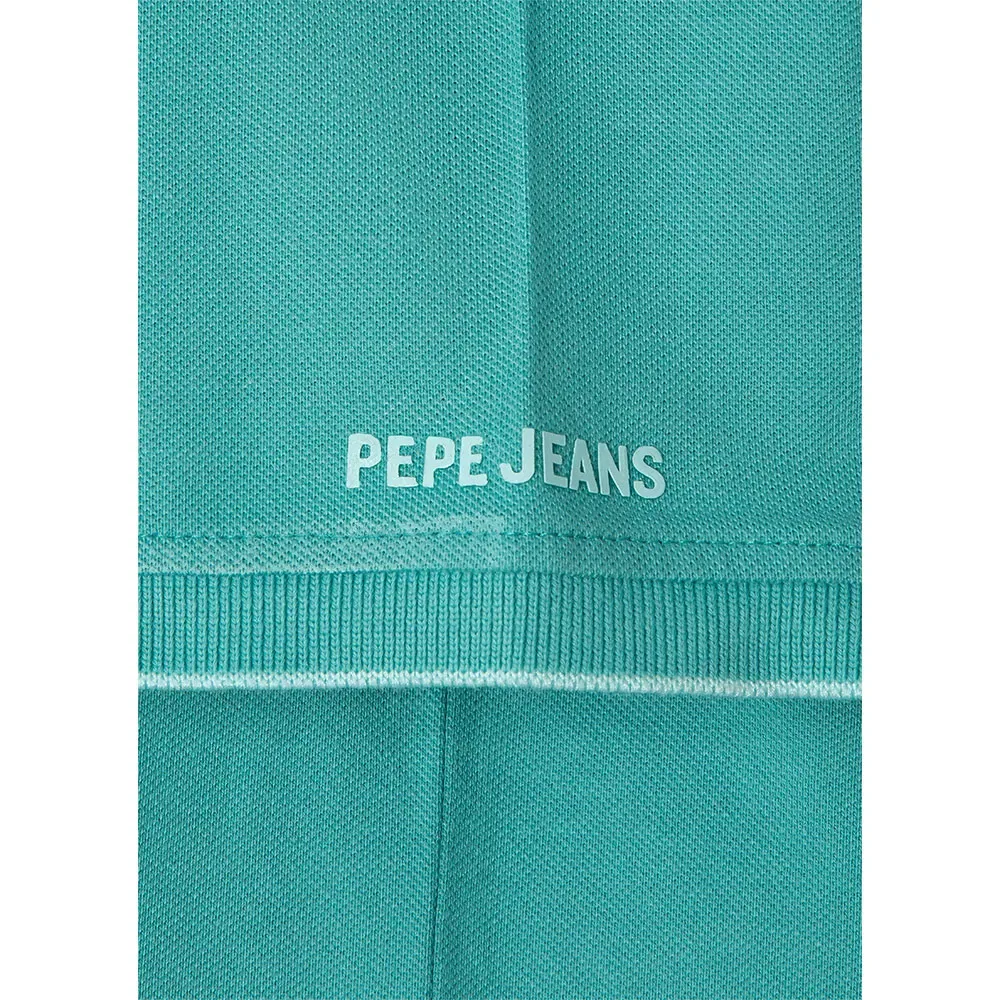 Пикейная рубашка поло с коротким рукавом Hayden Pepe Jeans, зеленый — фото 4
