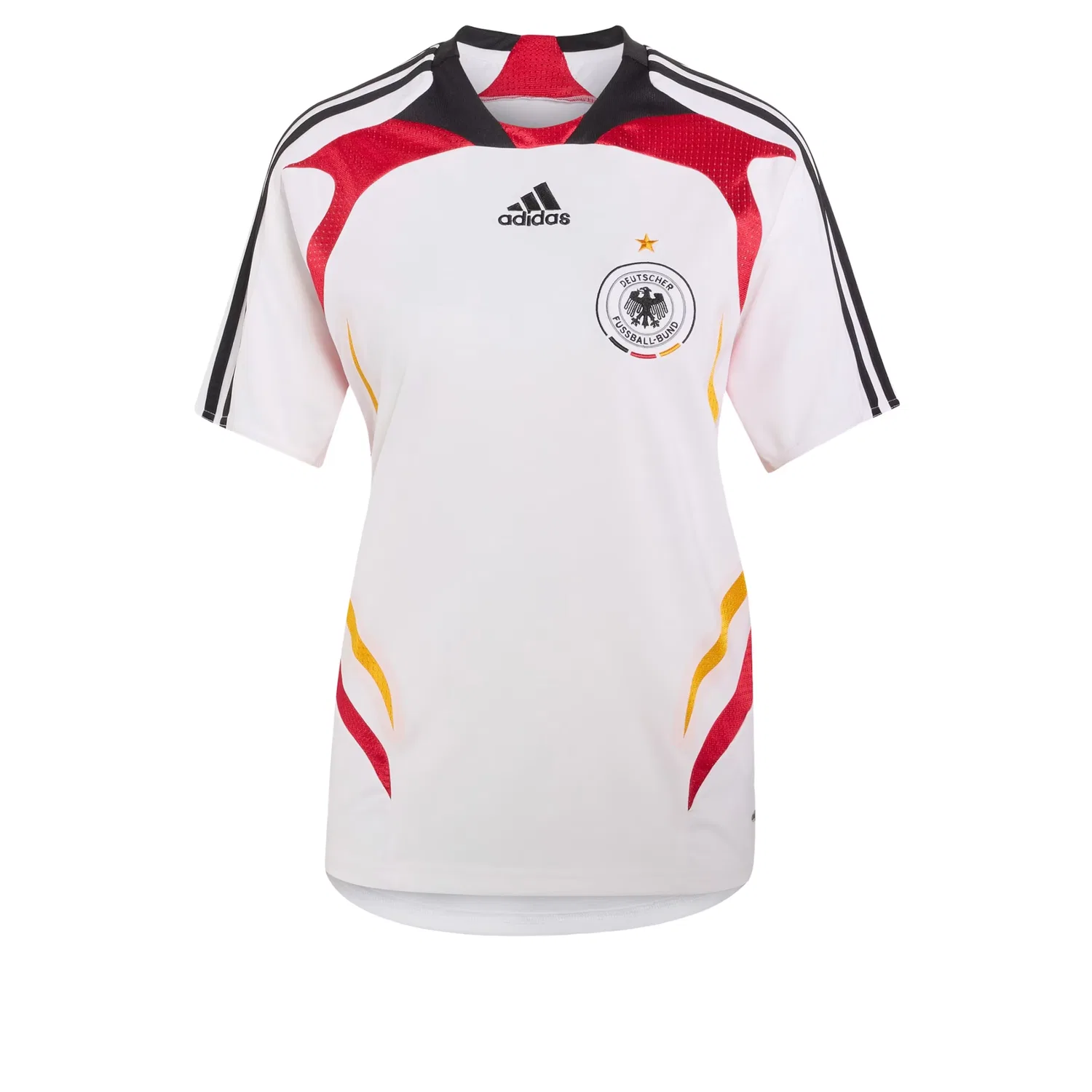 Футболка Adidas Performance Deutschland 2007 белого цвета