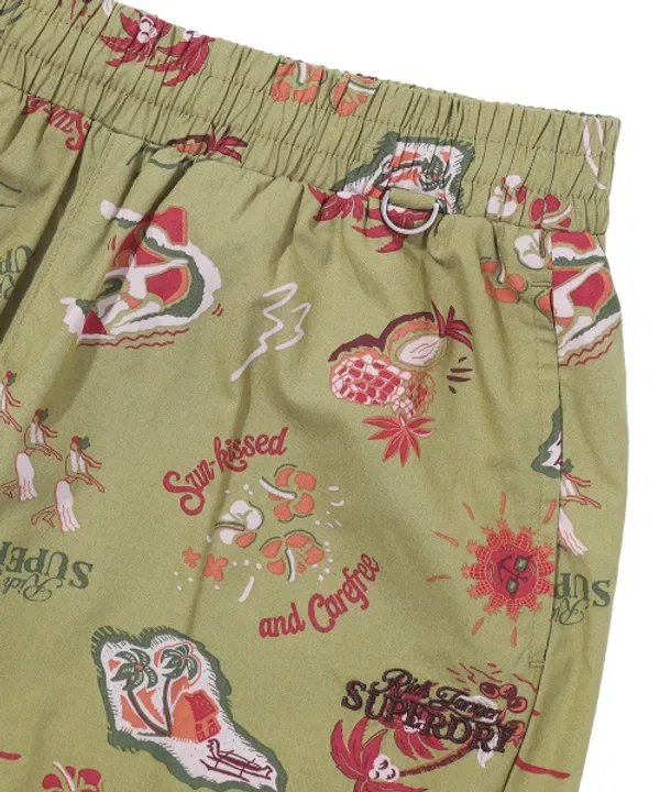 Шорты Palm Surf Hawaiian, Superdry, хаки — фото 4