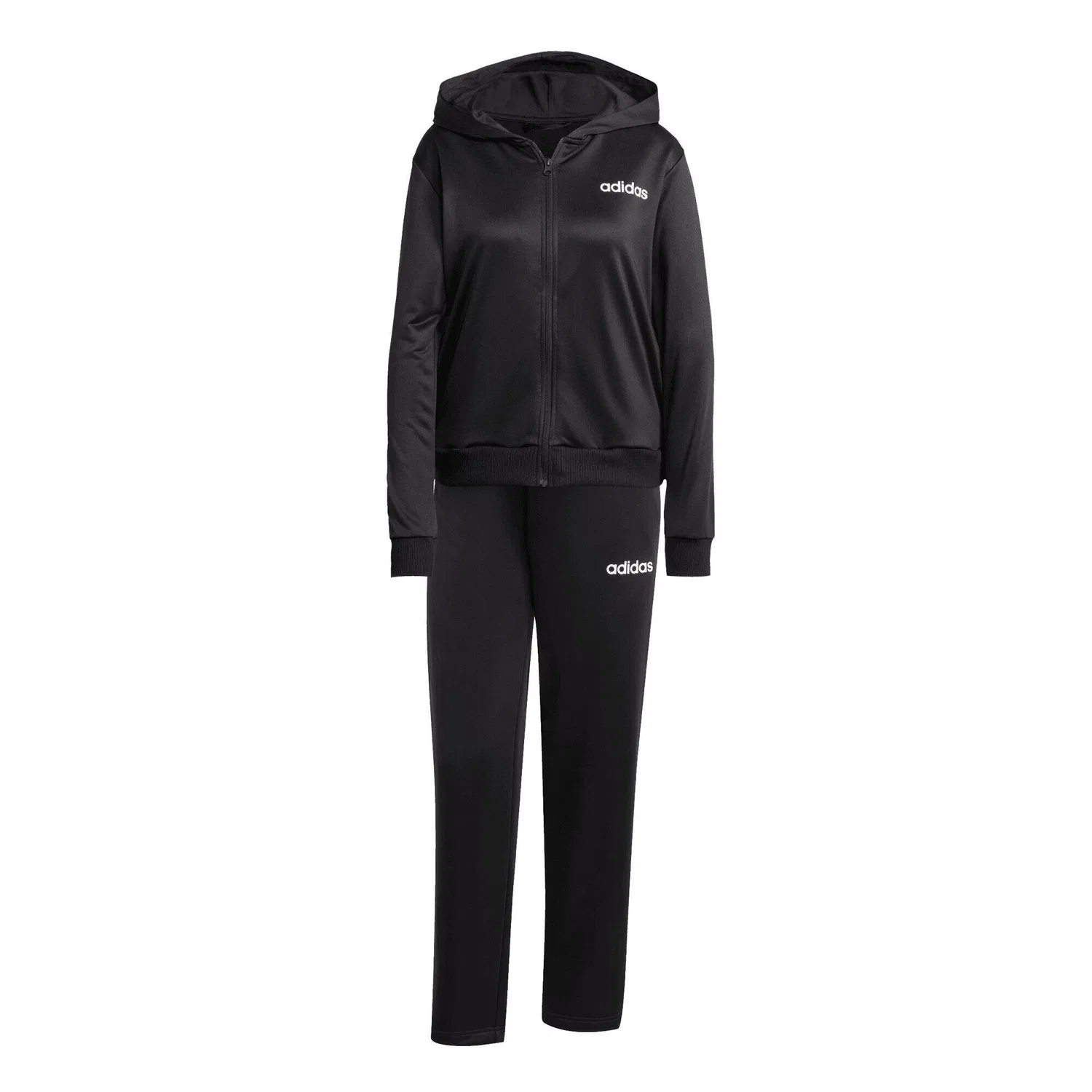 Женский спортивный костюм с капюшоном W LINEAR TS Adidas, Schwarz